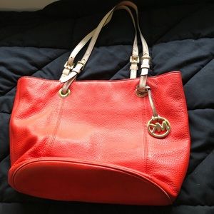 MICHEAL Michael Kors Orange Bucket Bag